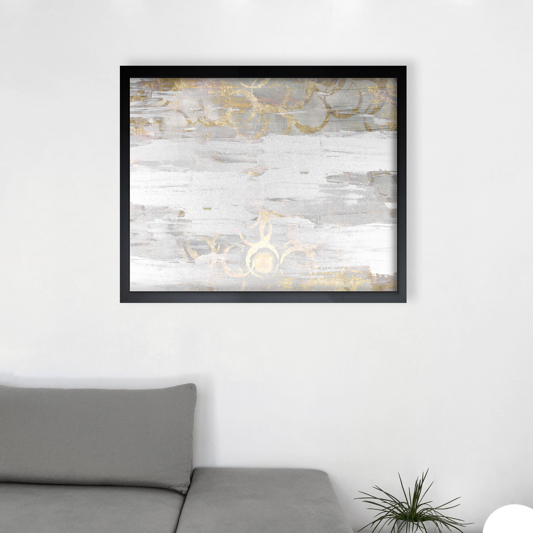 Mercer41 Abstract Elegance, Modern and Canvas Wall Art Print for Living Room & Reviews | Wayfair
